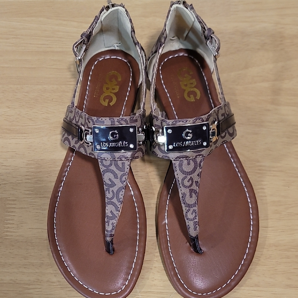 GBG Los Angeles Women's Brown Sandals
